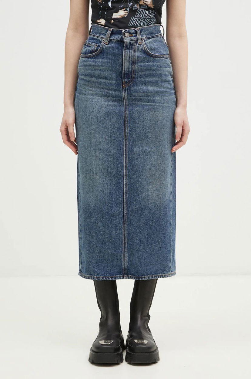 Спідниця Fiorucci Denim Midi Skirt Синій | W01FPDSK176DN01DN02