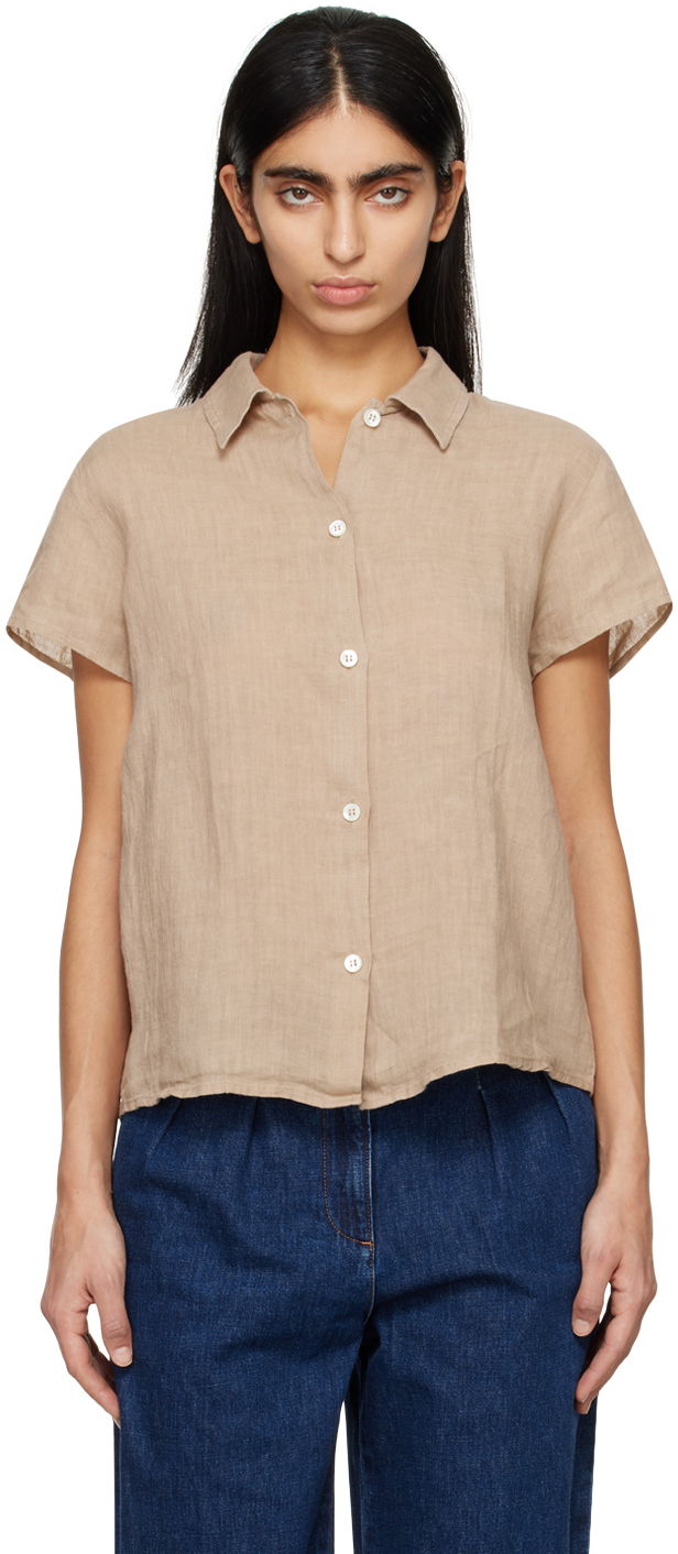 Сорочка A.P.C. Marina Shirt бежевий | LIAEK-F12440