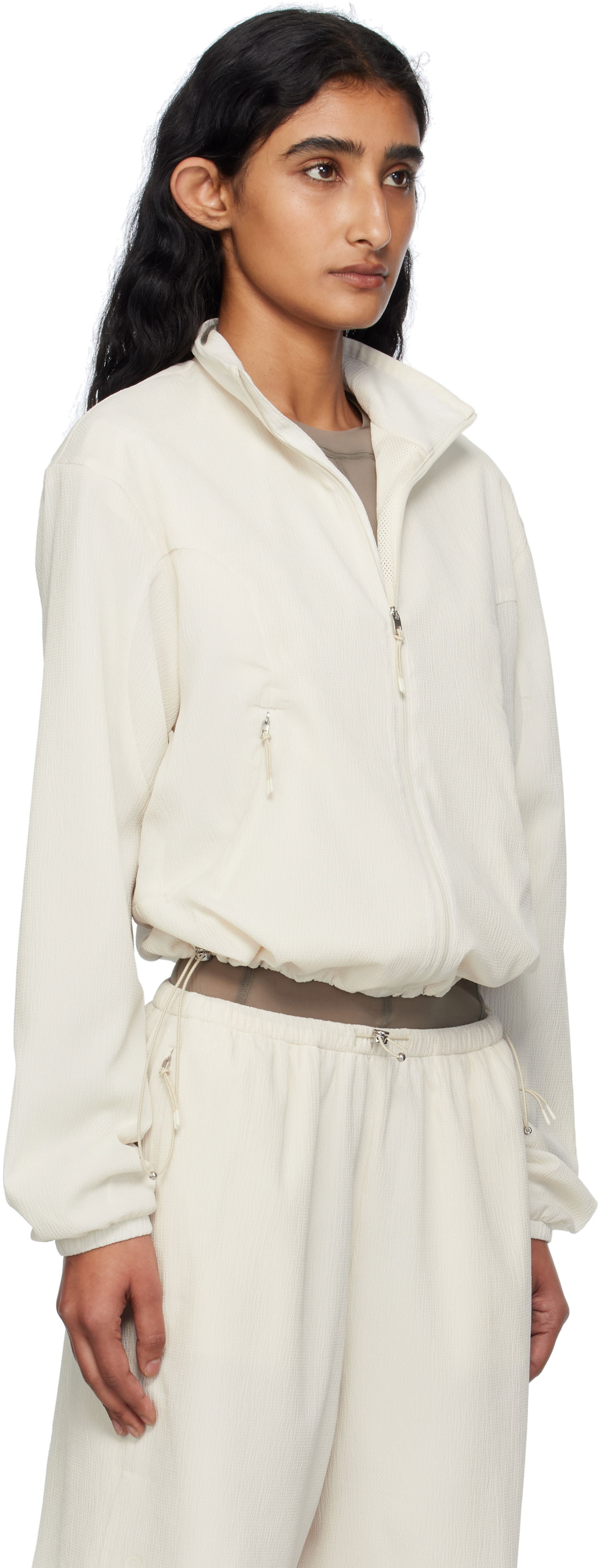 Куртка On Running Zendaya Edition Cropped Track Jacket білий | 1WF31103504, 1