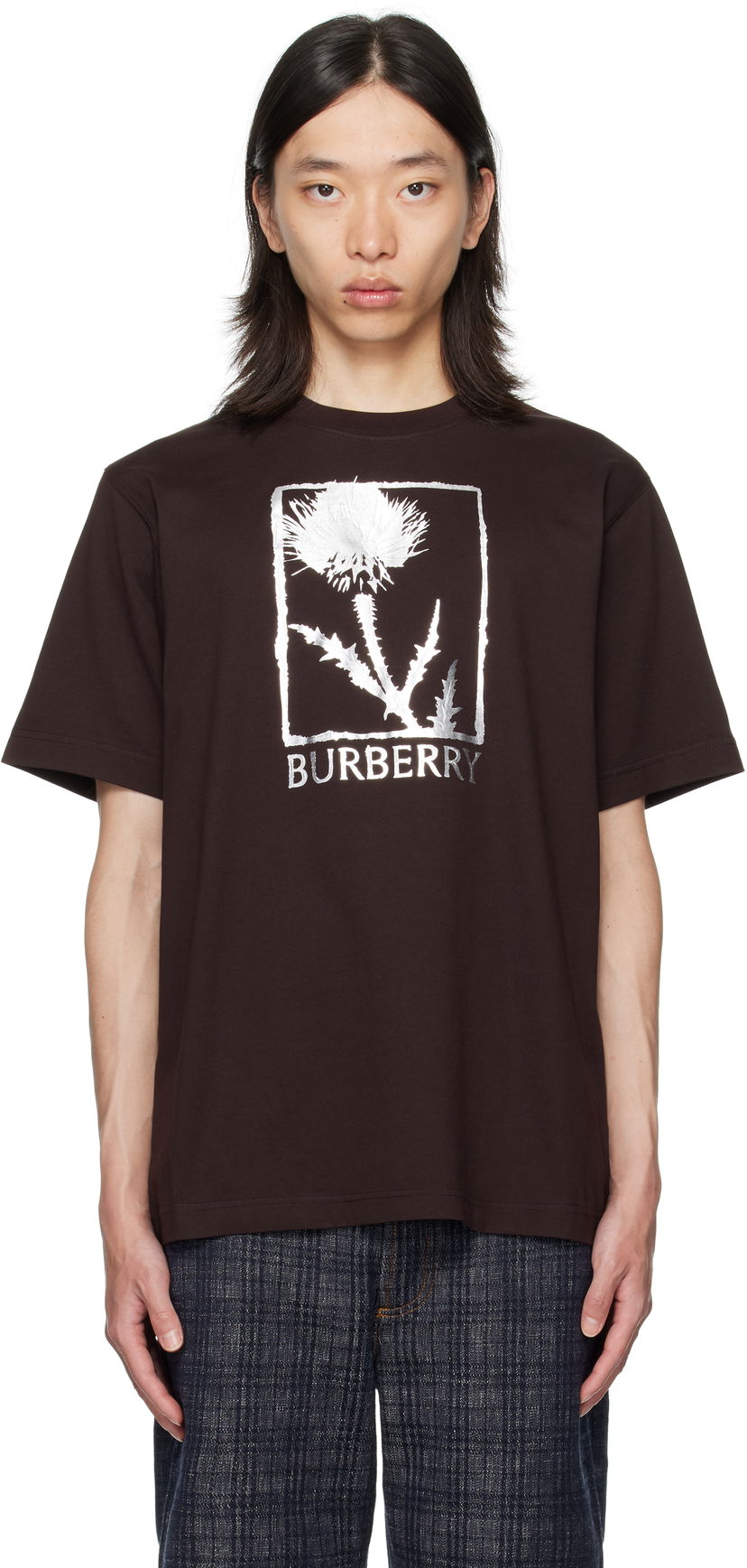 Футболка Burberry Burberry Foil Graphic T-Shirt Коричневий | 8116887