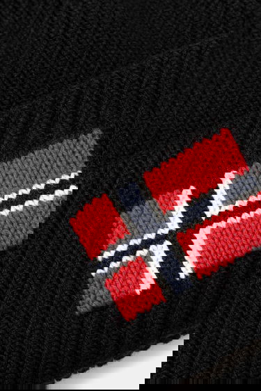 Шапка Napapijri Napapijri F-Evei Beanie чорний | NP0A893P9411, 2