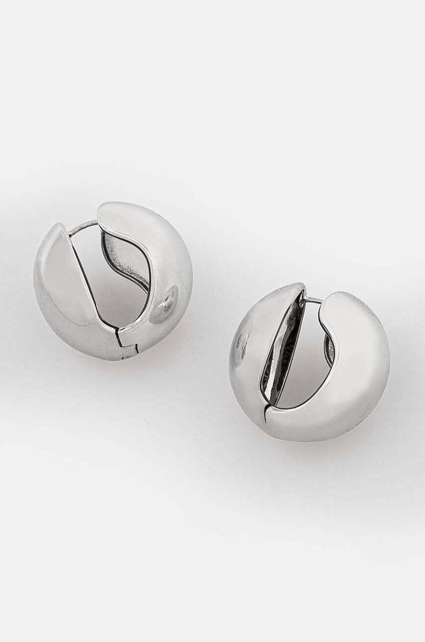 Сережки Coperni Silver Hoop Earrings Металік | COPBI04725