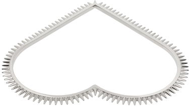 Браслет We11done We11done Spike Heart Arm Cuff Металік | WD-AJ1-23-533-U-SV, 1