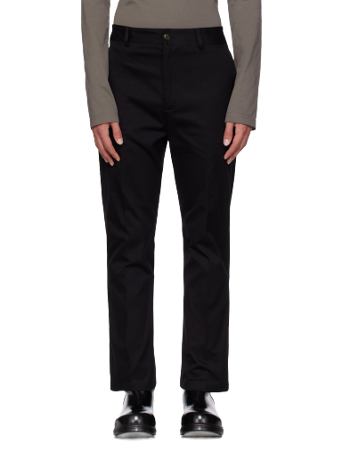 Штани Acne Studios Regular Fit Trousers чорний | BK0509-