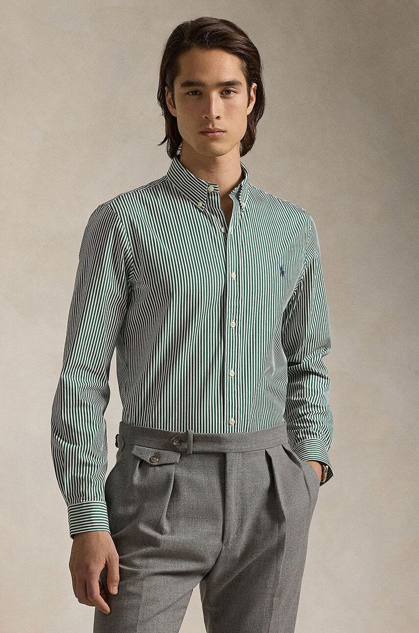 Сорочка Polo by Ralph Lauren Polo Ralph Lauren Regular Fit Button-Down Shirt Зелений | 710929346
