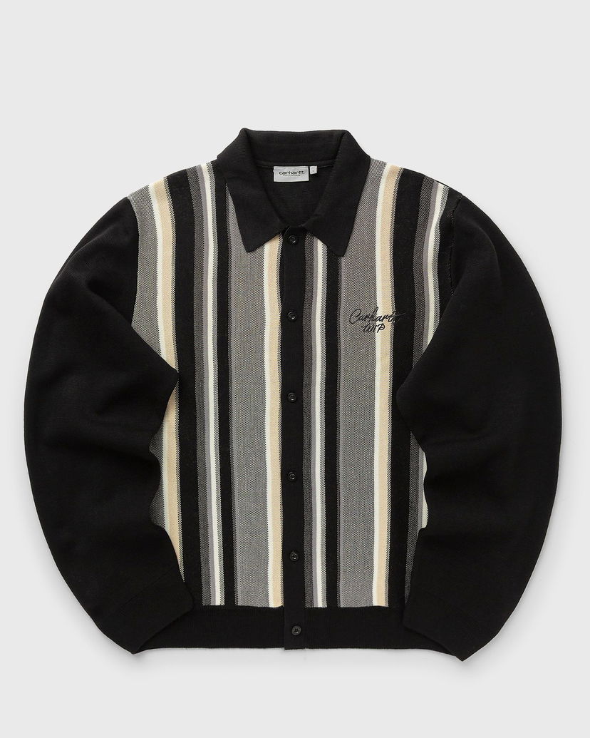 Cветр Carhartt WIP Striped Knit Cardigan чорний | I035397-3BA.XX