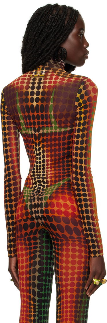 Cветр Jean Paul Gaultier Gaultier Dots Print Turtleneck Top Різнокольоровий | 22/09-U-TO049-T521, 2