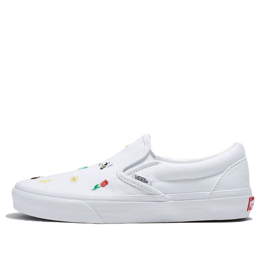 Кросівки та взуття Vans Classic Slip-On Garden Party білий | VN0A5JLXW00