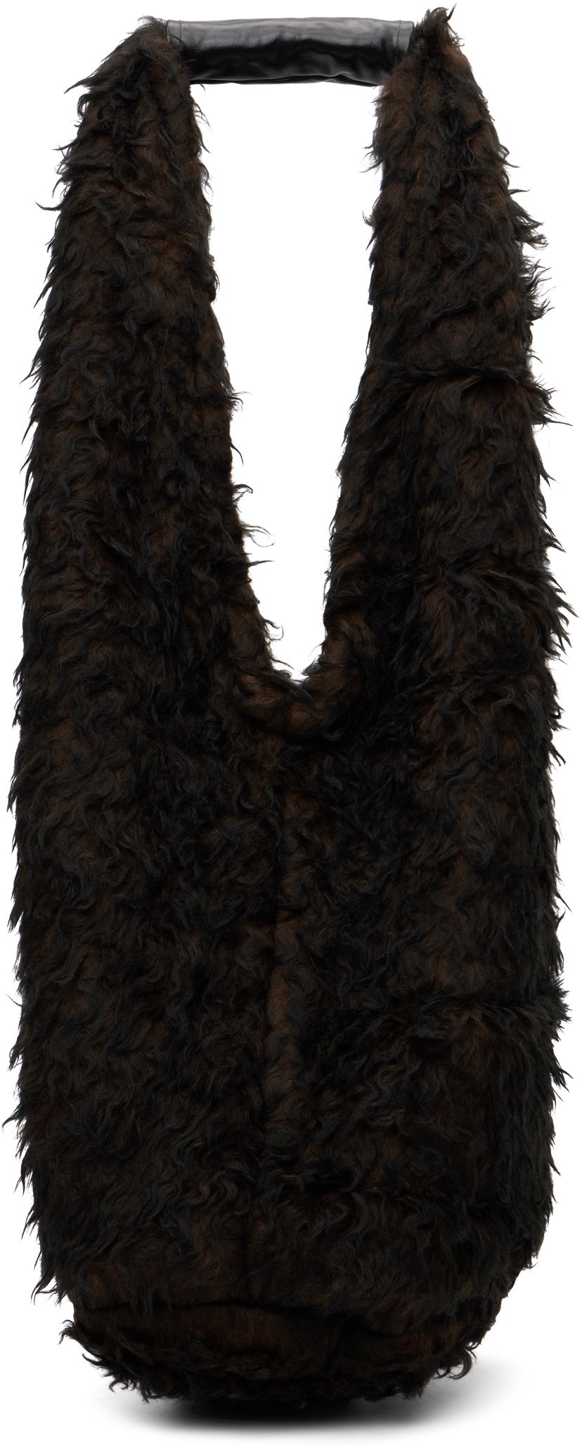 сумка-тоут OUR LEGACY OUR LEGACY Drip Faux Fur Tote чорний | A4258DO