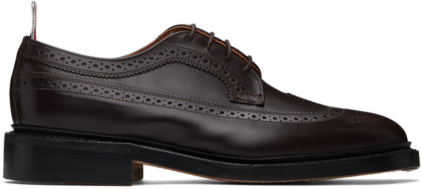 Одяг Thom Browne Thom Browne Classic Longwing Calf Leather Derbys Коричневий | MFD240D-06764