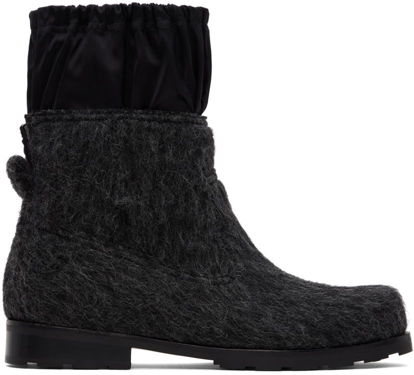 Одяг We11done We11done Brushed Chelsea Boots чорний | WD-AO3-22-448-M-DG