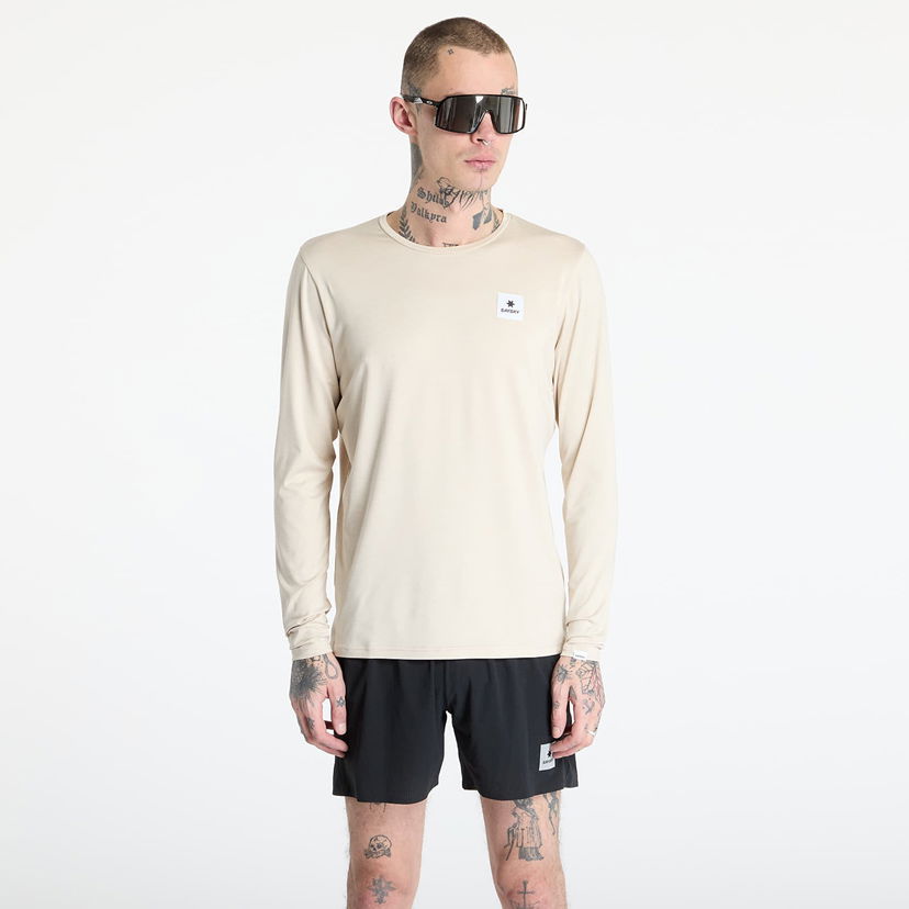 Футболка Saysky SAYSKY Statement Pace Long Sleeve T-Shirt бежевий | NMRLS22C8002