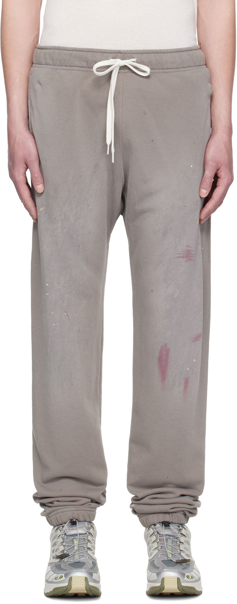 Спортивні штани Maison Margiela MM6 Maison Margiela Paint Splatter Sweatpants Сірий | SH2KA0029 M25013