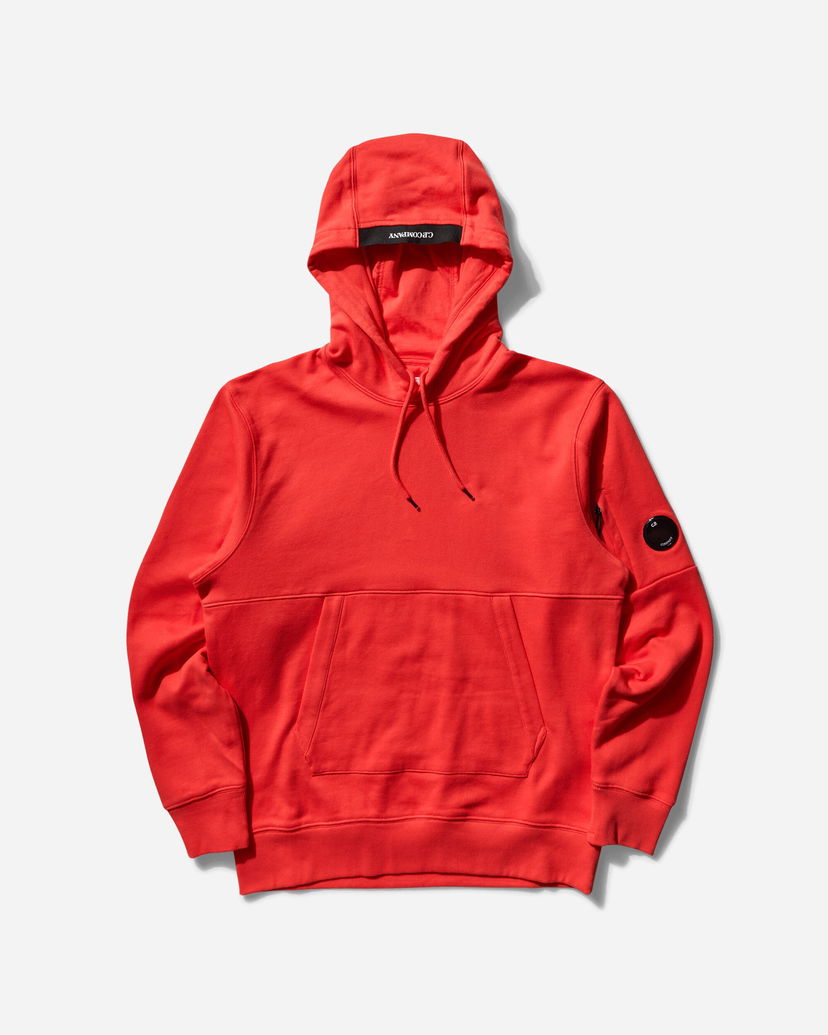 Світшоти C.P. Company Diagonal Raised Fleece Hoodie Червоний | 18CMSS024A-005086W 547
