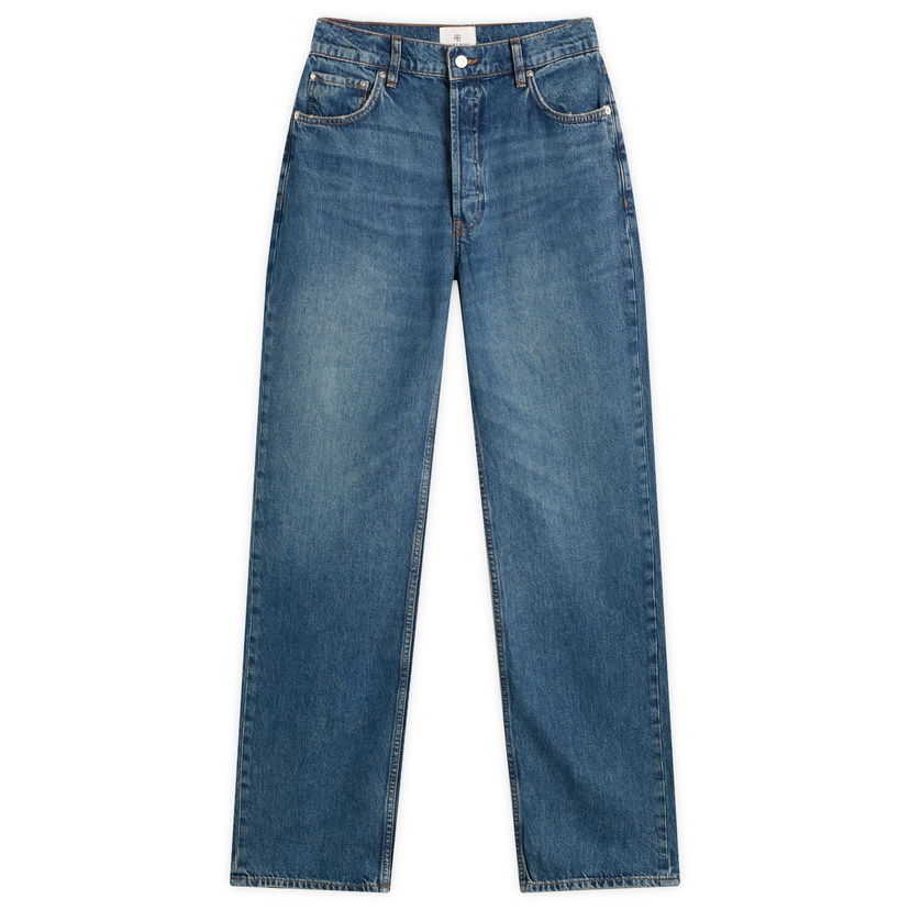 Джинси Anine Bing Gavin Long Jeans Синій | A-06-11480-WHD53