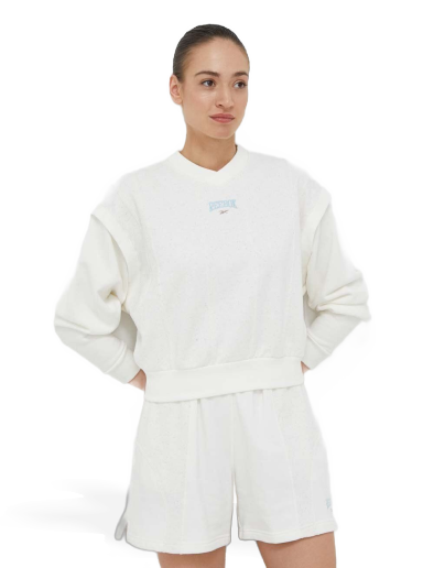 Світшоти Reebok Classics Varsity Crew Sweatshirt білий | HT7856