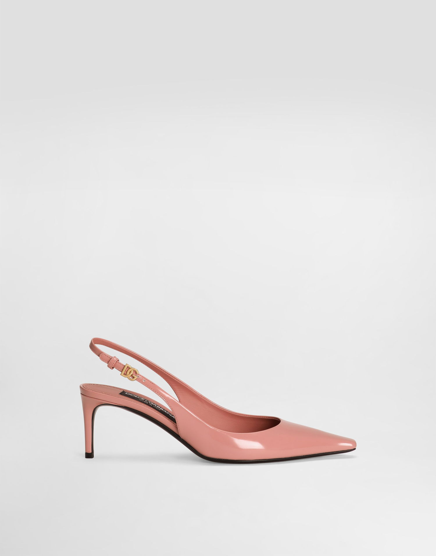 Аксесуари Dolce & Gabbana Dolce & Gabbana Polished Calfskin Slingbacks Рожевий | CG0805A103780405, 0