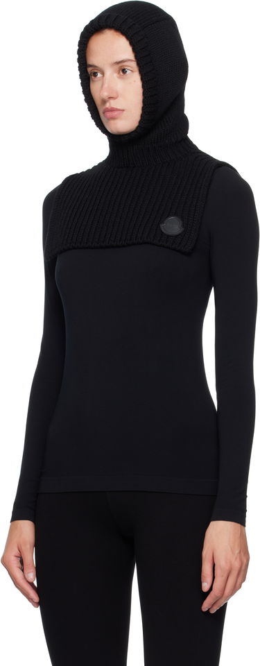 Капелюх Moncler Wool Balaclava from Moncler Genius x EE72 Collection чорний | K24033G00001M6727, 3