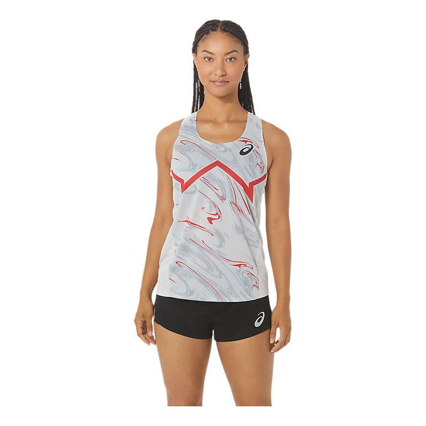 Безрукавка Asics CJ-Line Light Print Running Singlet білий | 2092A386-022, 0