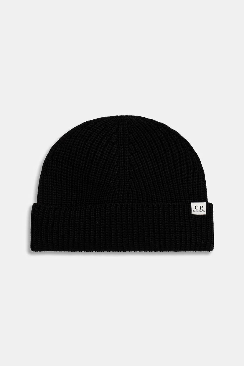 Шапка C.P. Company C.P. Company Knitted Beanie чорний | 19CMAC164A005509A