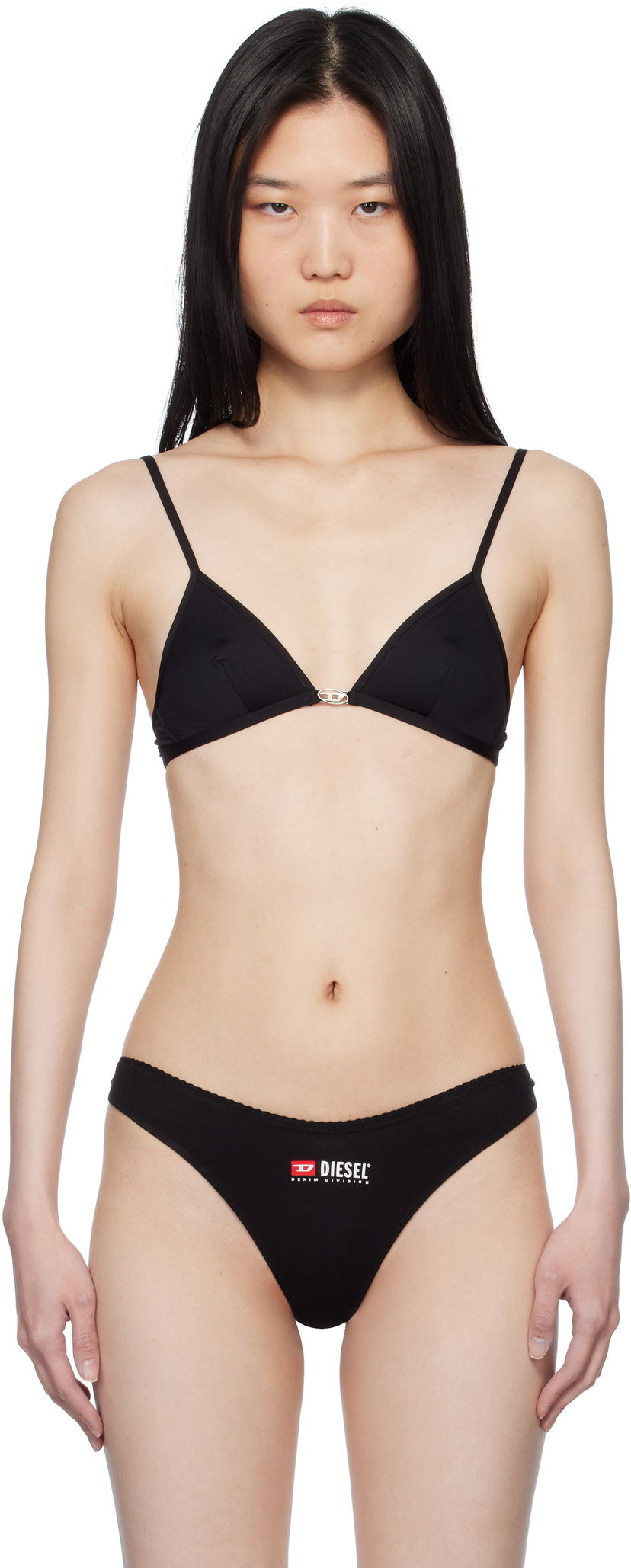 Трусики Diesel Diesel Luna-Dnm Triangle Bra чорний | A17545 0IKBN