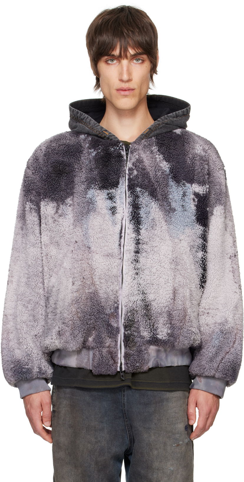 Куртка Diesel Fleece Сірий | A14392-0QKAN-93R
