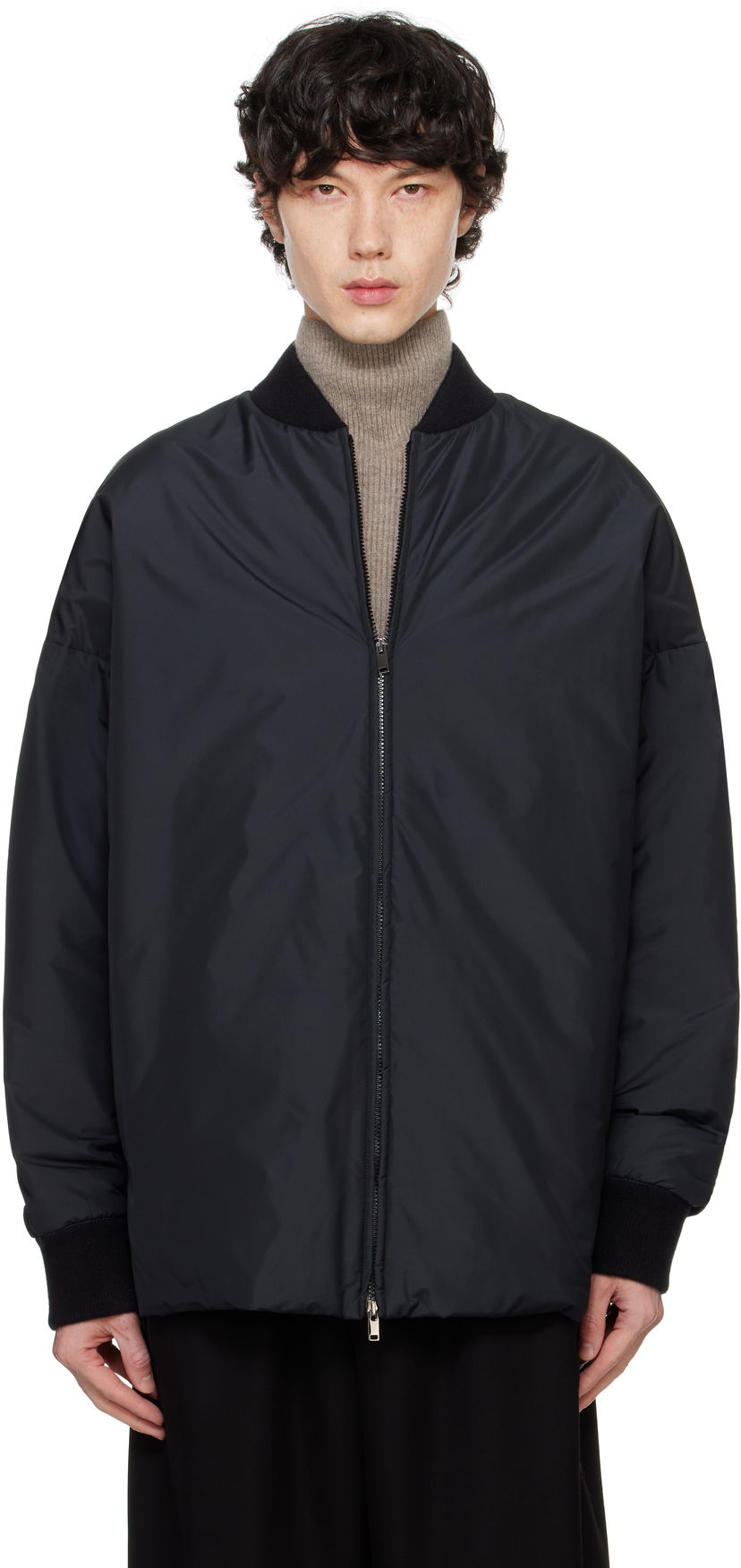 Куртка бомбер The Row Dillon Jacket чорний | 701-W3401