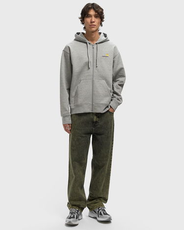 Світшоти Carhartt WIP Full-Zip Hooded American Script Jacket Сірий | I033063-V6.XX, 2