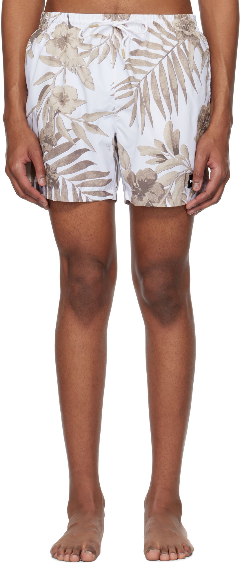 Купальники BOSS BOSS Seasonal Print Swim Shorts білий | 50508844