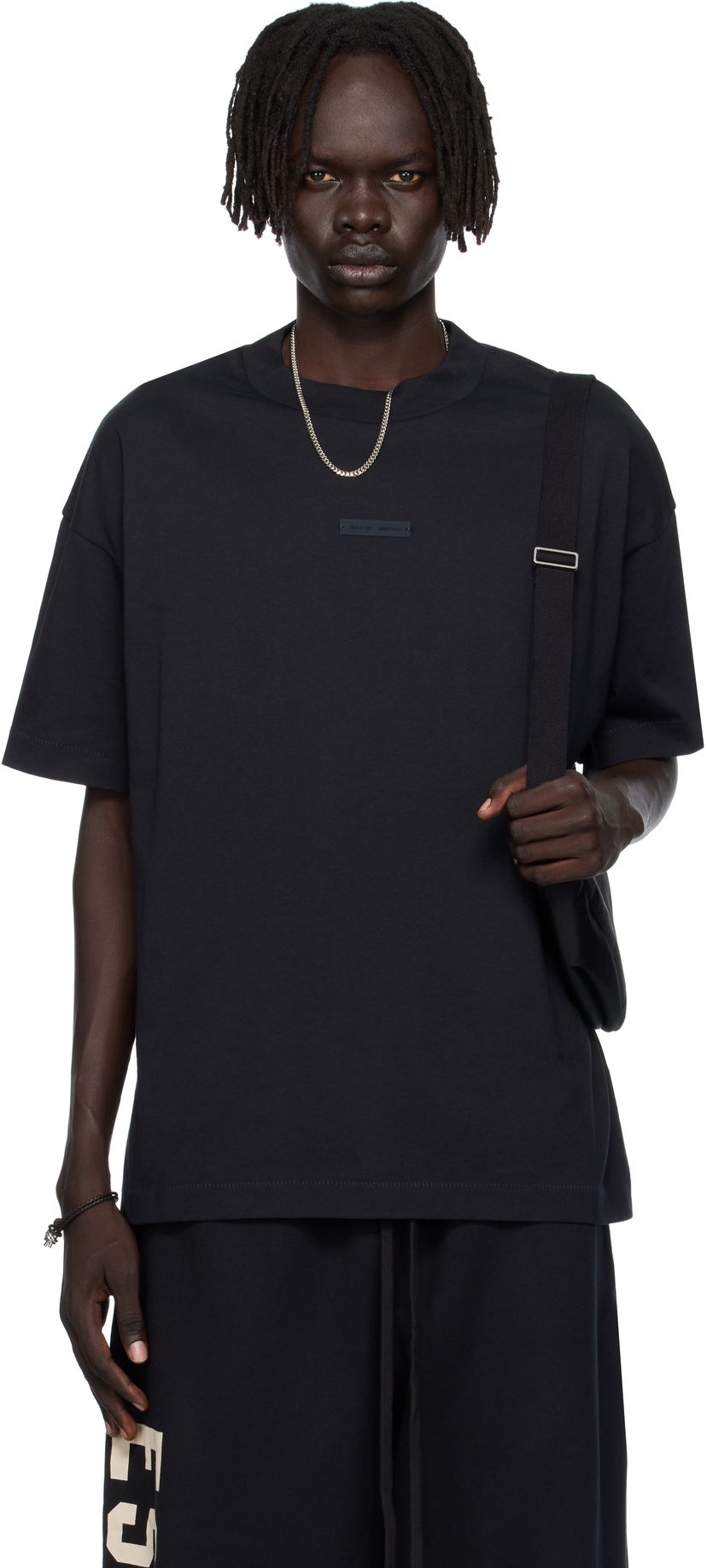 Футболка Fear of God Fear of God ESSENTIALS Classic Fit T-shirt чорний | 125SP254190F