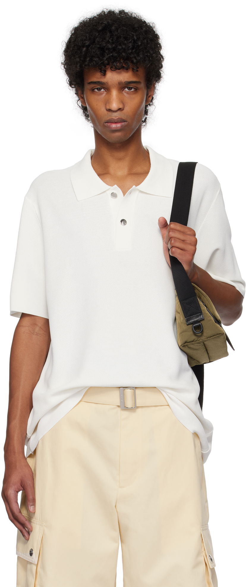Сорочка поло Jacquemus Jacquemus Knit Polo білий | 25E255KN296-2439