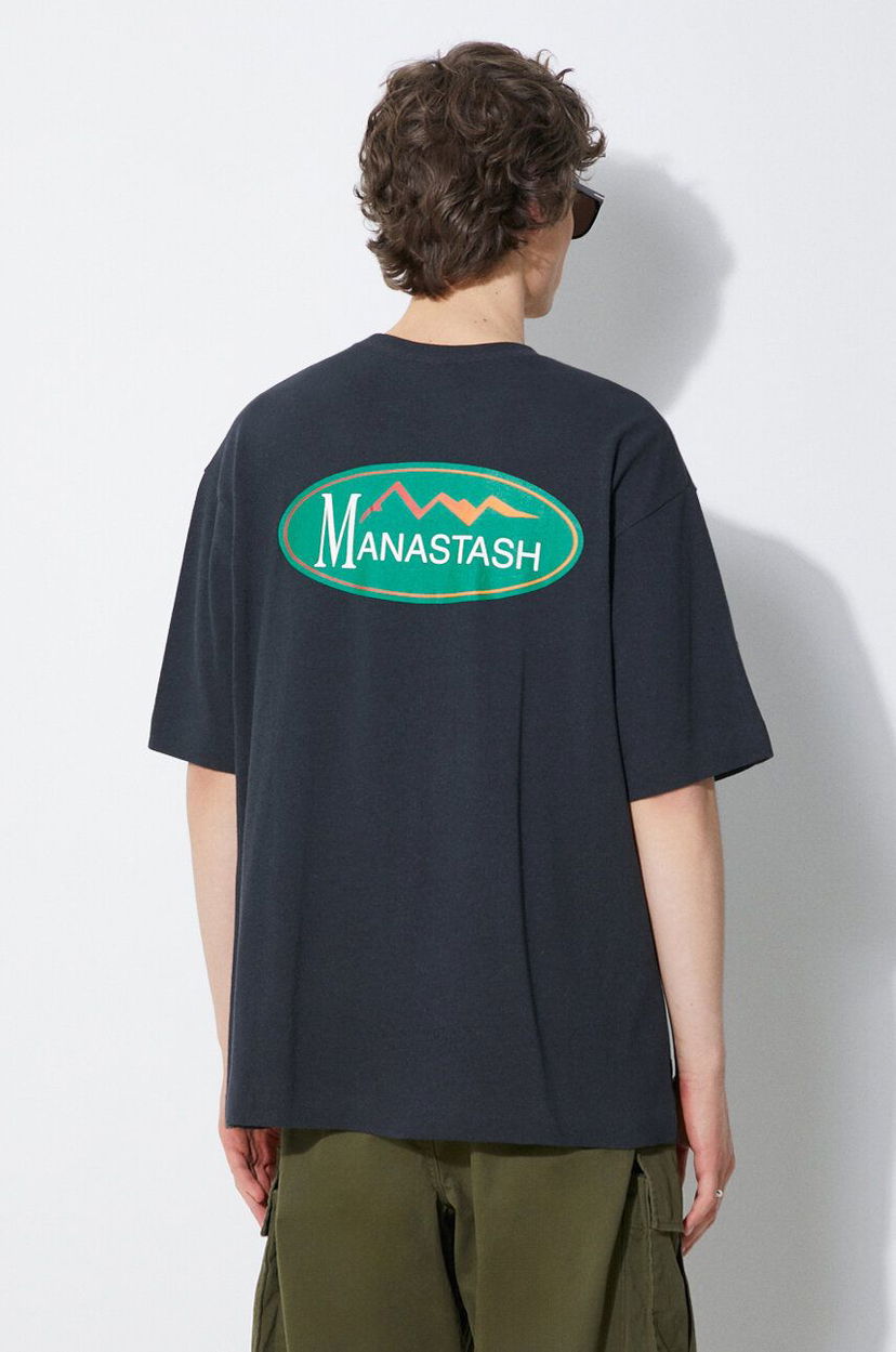 Футболка Manastash Manastash Hemp Original Logo T-Shirt чорний | 7924134002