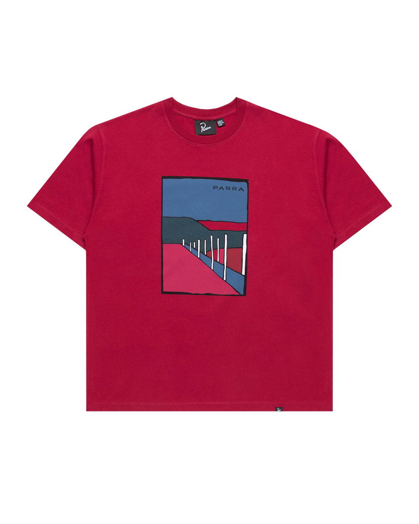 Футболка By Parra Parra Beach Parking Graphic T-Shirt Червоний | 54205