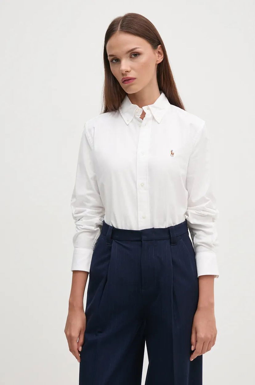 Сорочка Polo by Ralph Lauren Shirt Regular білий | 211941520