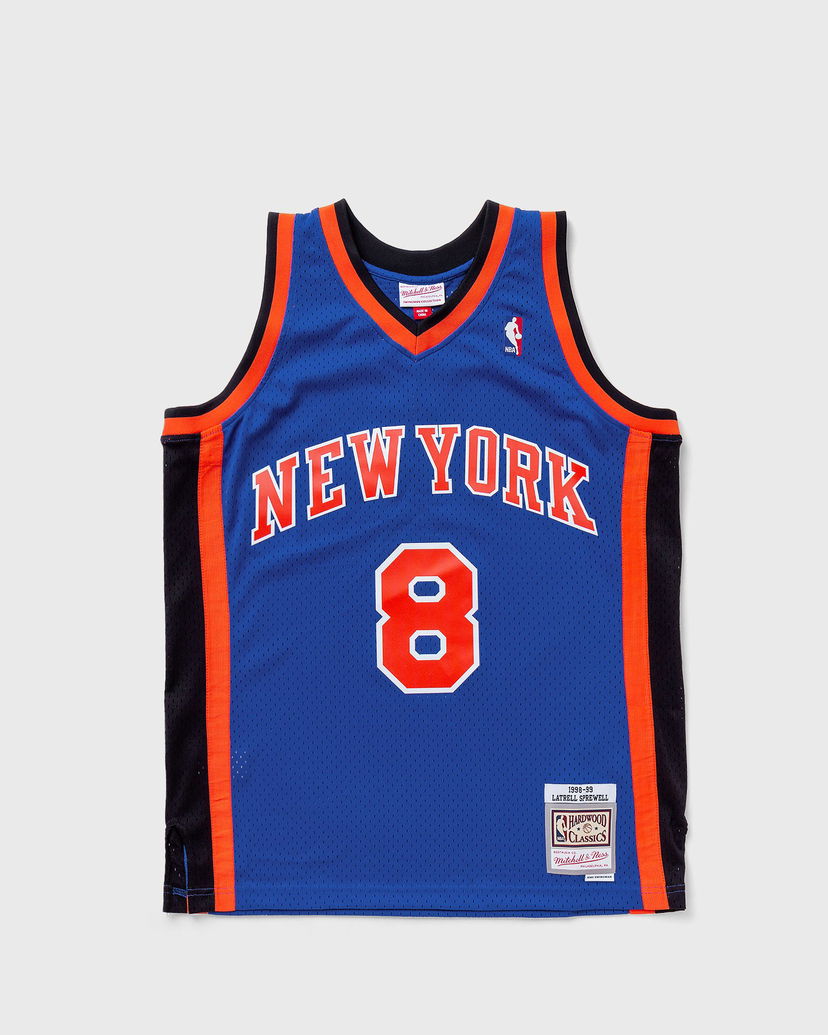 Джерсі Mitchell & Ness NBA Swingman Jersey New York Knicks Road 1998-99 Latrell Sprewell #8 Синій | SMJYAC18055-NYKROYA98LSP