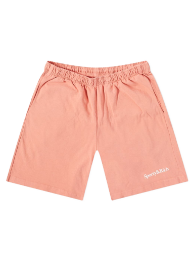 Шорти Sporty & Rich Serif Logo Gym Short Рожевий | SH493FL