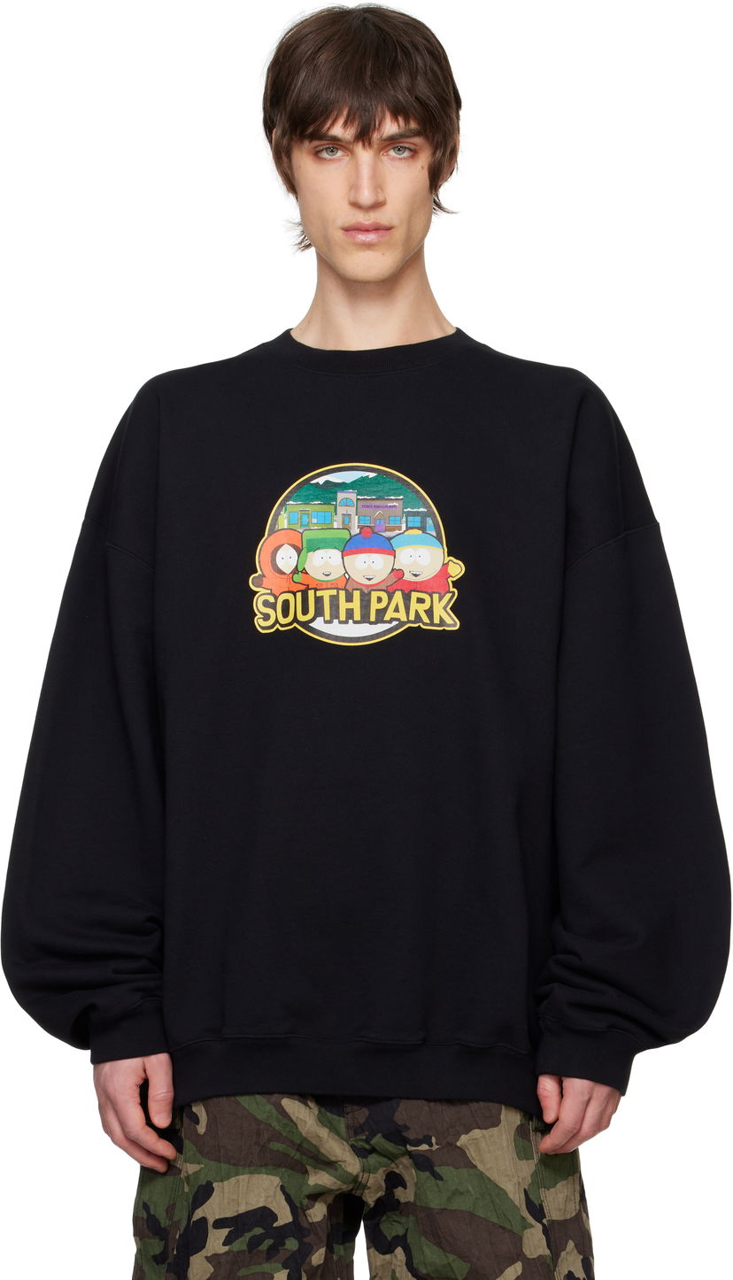 Світшоти VETEMENTS Vetements Runway 'South Park' Oversized Sweatshirt чорний | UA66CW610B