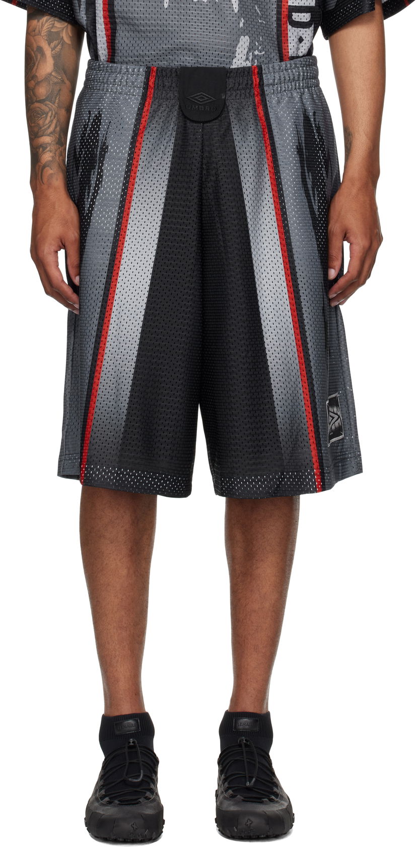 Шорти Umbro Umbro 98/99 'Hard Times' Mesh Athletic Shorts чорний | UBMW0236FA162