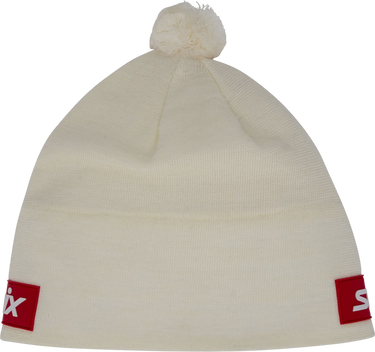 Шапка SWIX Tradition Beanie with Pom Pom білий | 46574-00025, 1