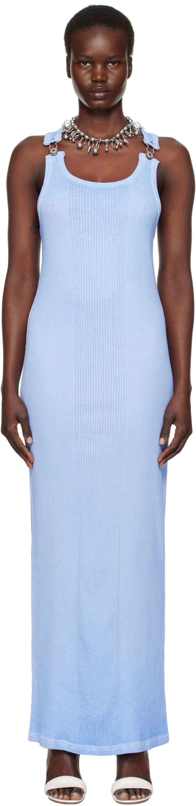 плаття Jean Paul Gaultier Jean Paul Gaultier 'The Strapped' Maxi Dress Синій | 25/33-F-RO352-J054-52