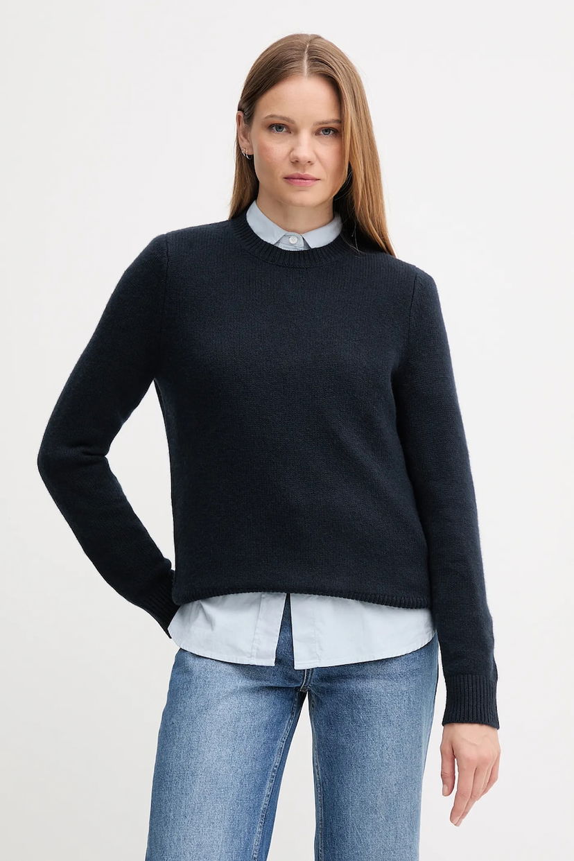 Cветр Barbour Barbour Crew Neck Sweater темно-синій | LKN1666