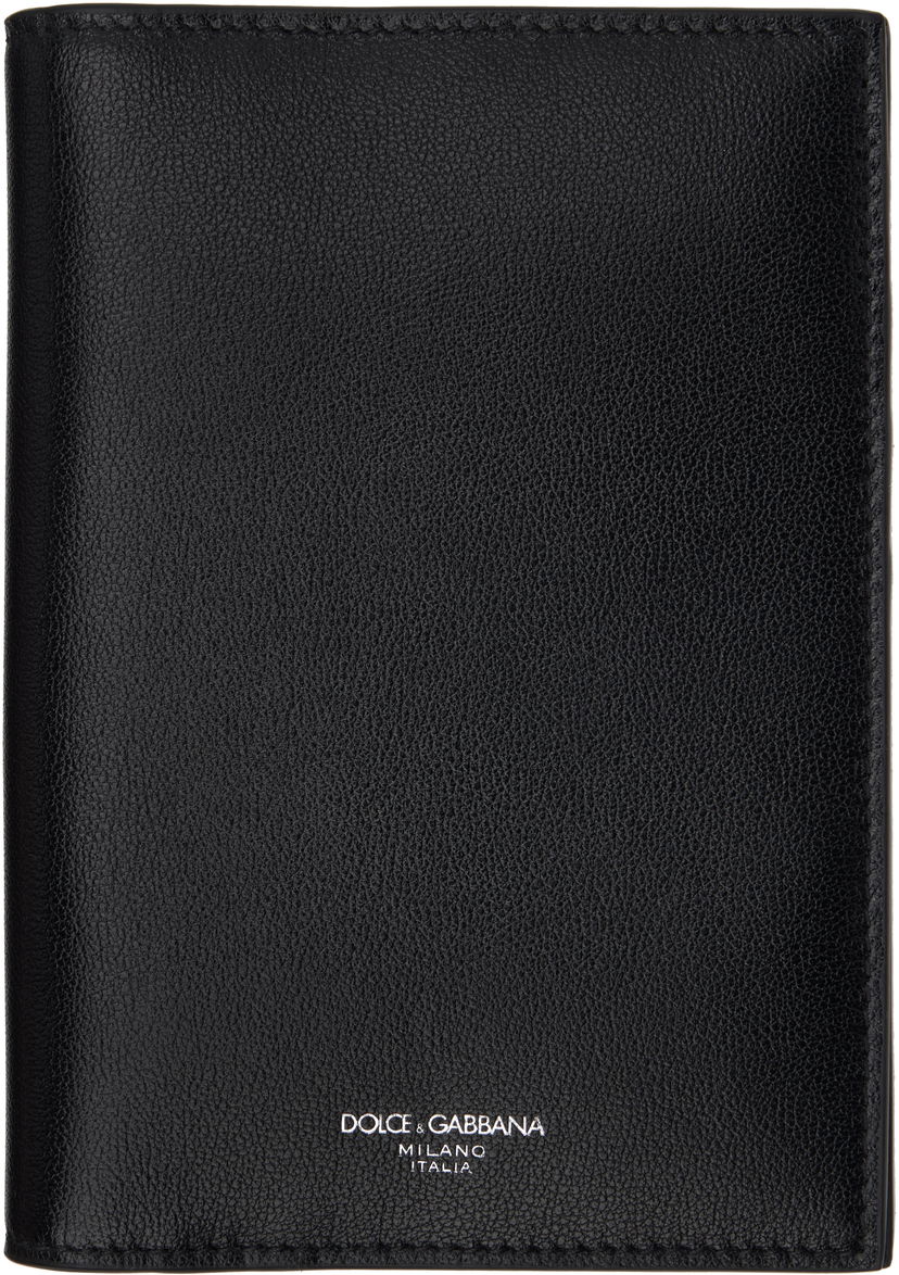Гаманець Dolce & Gabbana Dolce&Gabbana Calfskin Passport Holder чорний | BP2215AV956