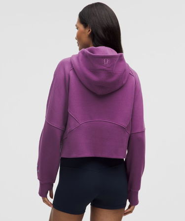 Світшоти lululemon Oversized Cropped Full Zip Hoodie Фіолетовий | prod20000051, 2