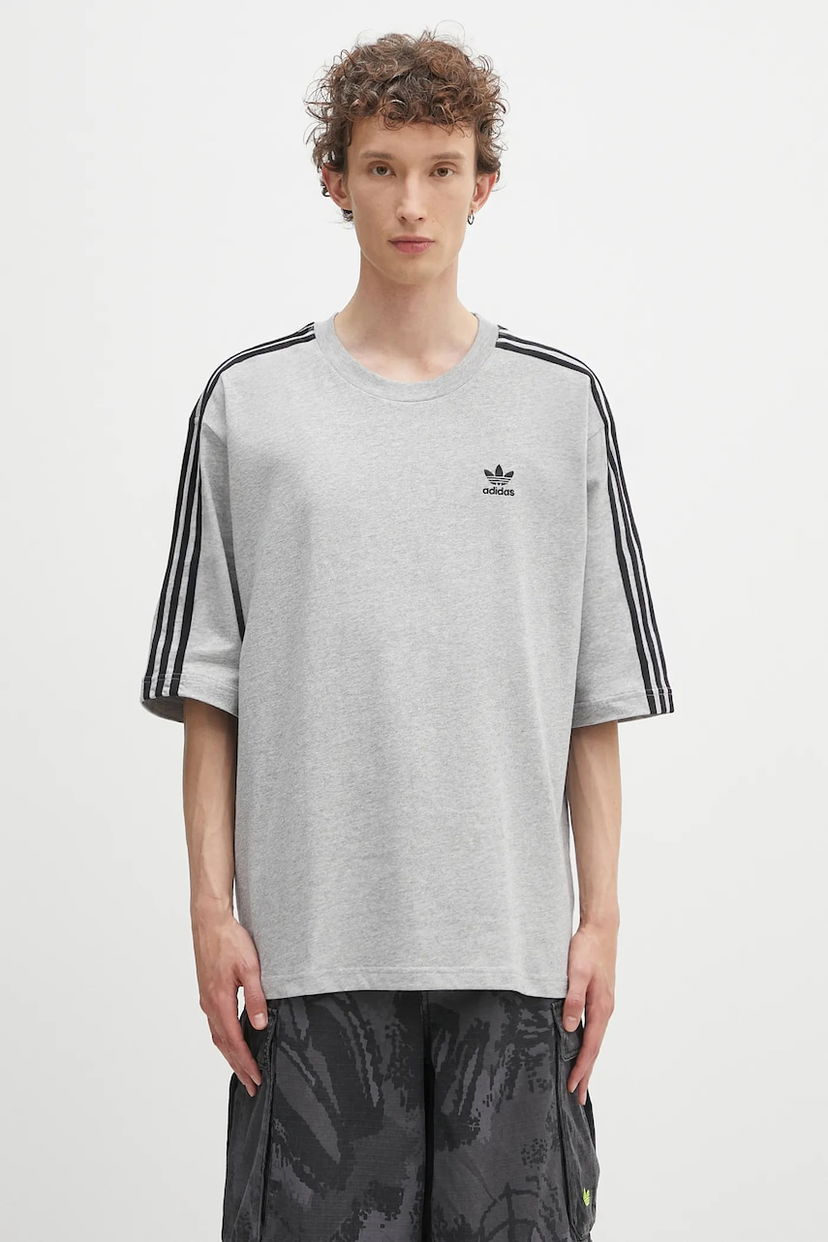 Футболка adidas Originals adidas Originals Oversize Tee Сірий | JY1395