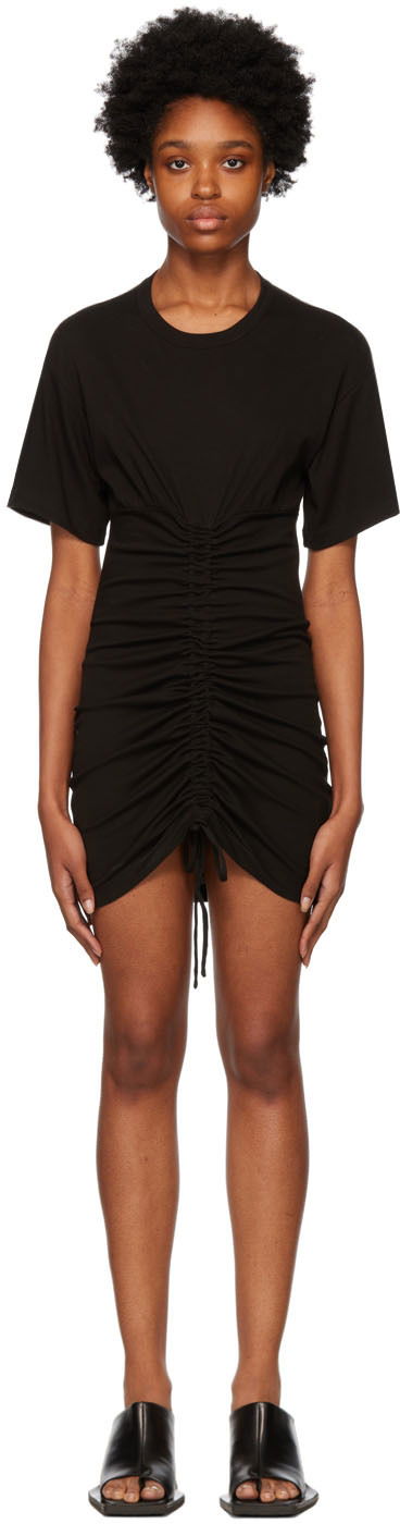 плаття MSGM MSGM Ruched Mini Dress чорний | 3341MDA61X 227624