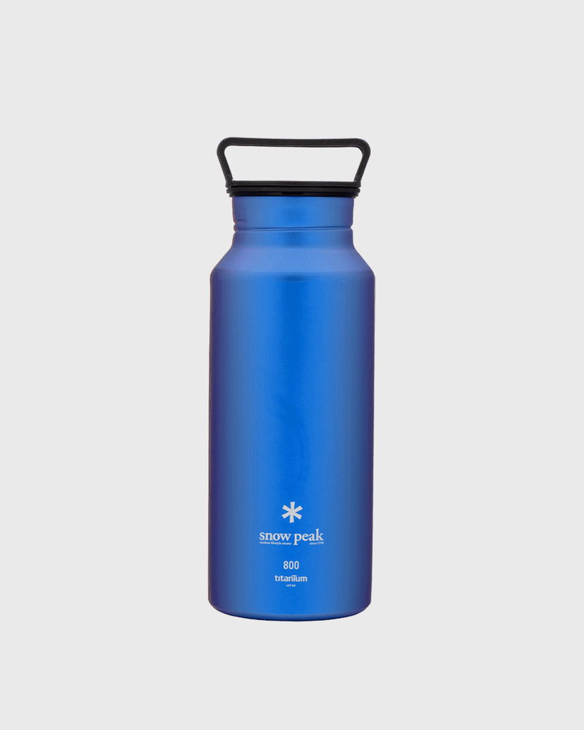 Пляшка для пиття Snow Peak Titanium Aurora Bottle 800 Синій | TW-800-BL