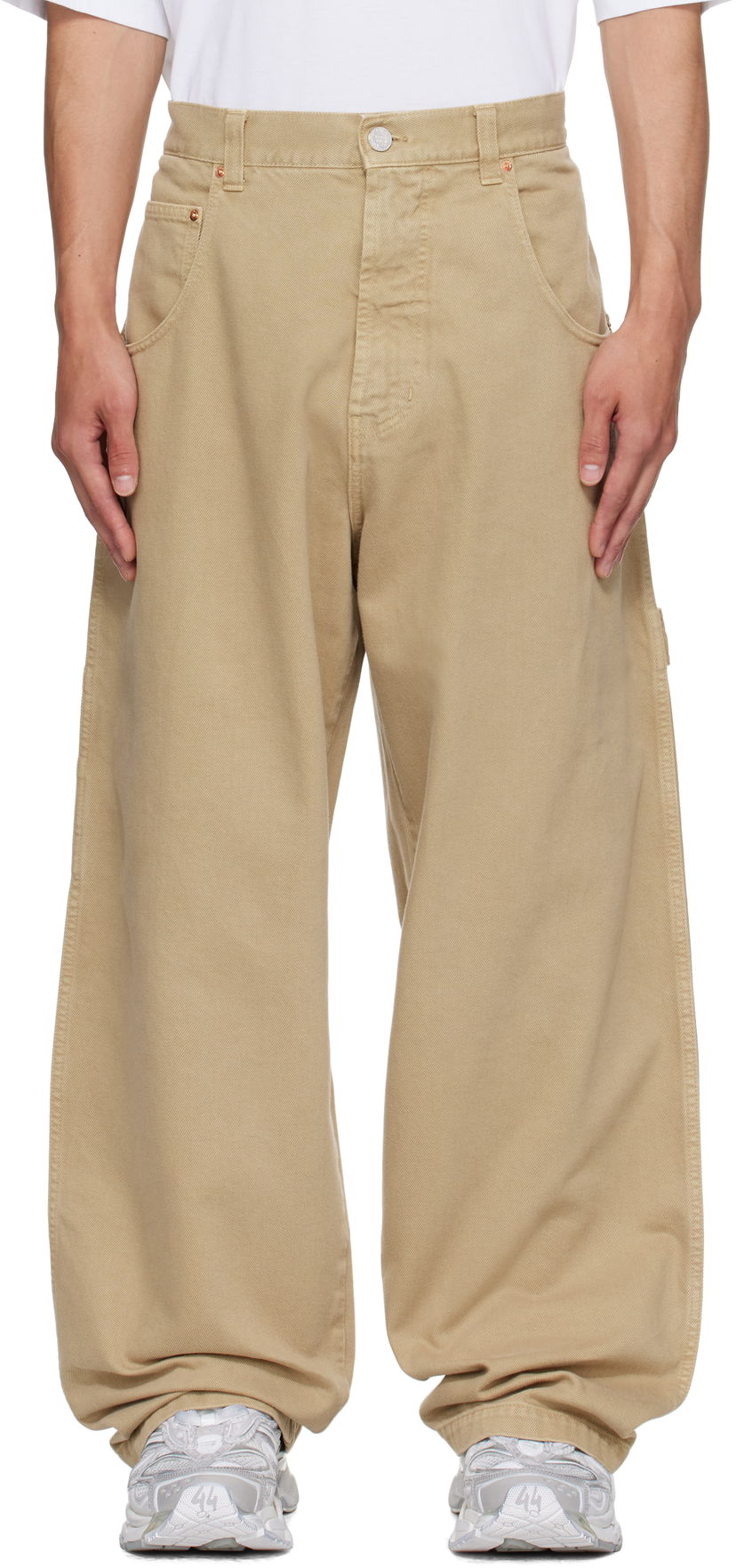 Джинси VETEMENTS Vetements Hip-Hop Pants бежевий | UH76PA250BE