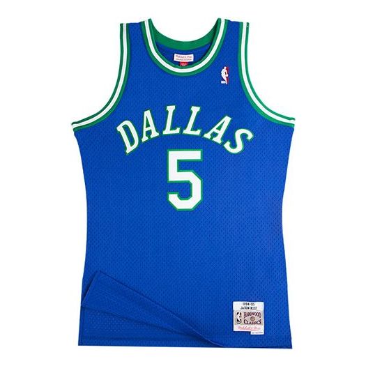 Джерсі Mitchell & Ness Mitchell & Ness Dallas Hardwood Classics Basketball Jersey Синій | SMJYGS18157-DMAROYA94JKI