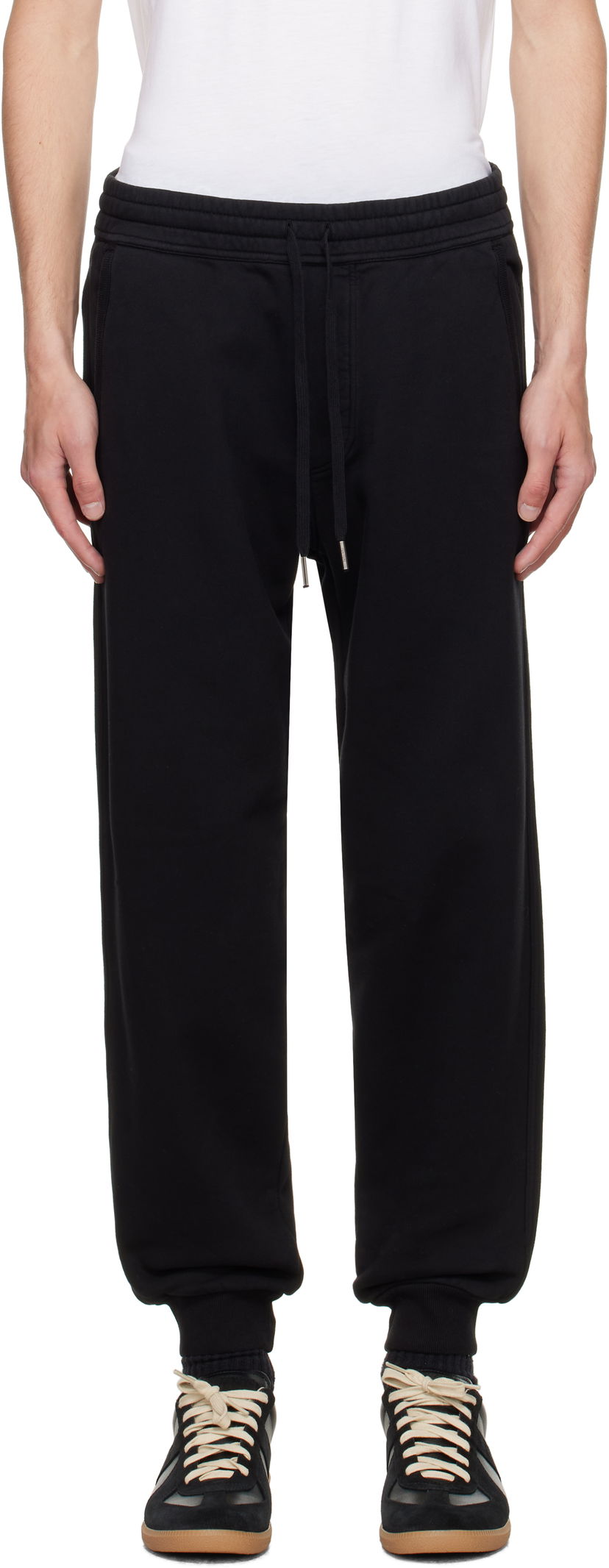Спортивні штани Tom Ford TOM FORD Cotton Fleece Sweatpants чорний | JAL023-JMC072