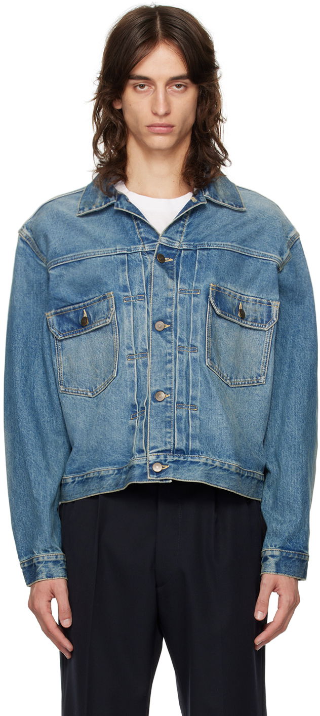 Куртка Maison Margiela Faded Denim Jacket Синій | S50AM0628 S30561
